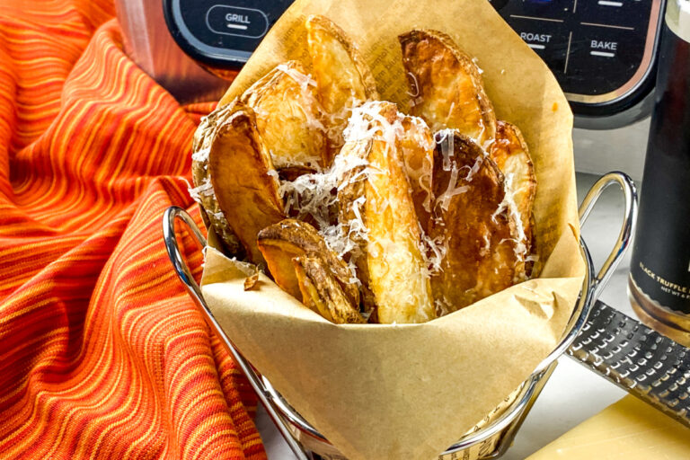 parmesan truffle potato wedges
