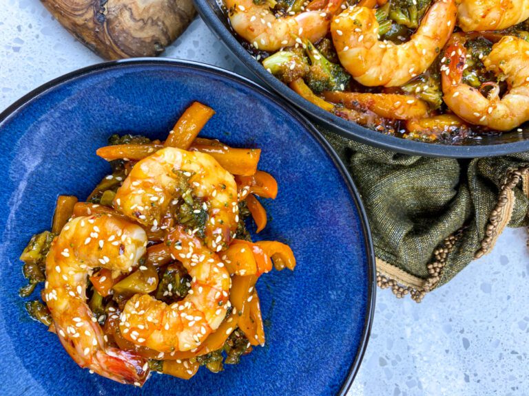 Spicy Honey Garlic Shrimp (Ready in 25 Minutes)