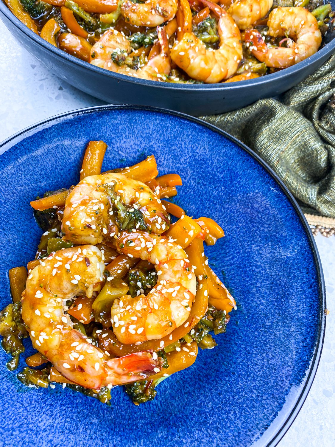 30 minute spicy honey garlic shrimp