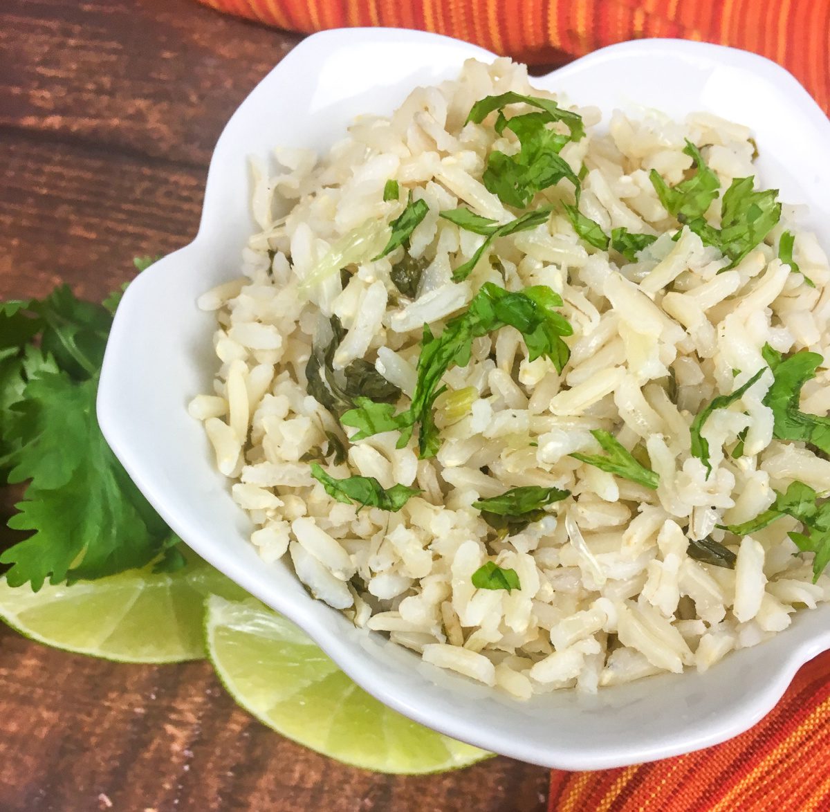Cilantro Lime Rice in a bowl