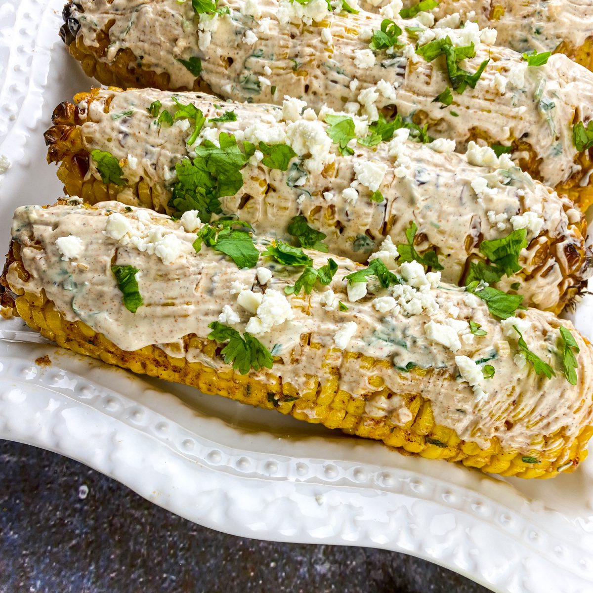 Oven Roasted Mexican Street Corn (elote)