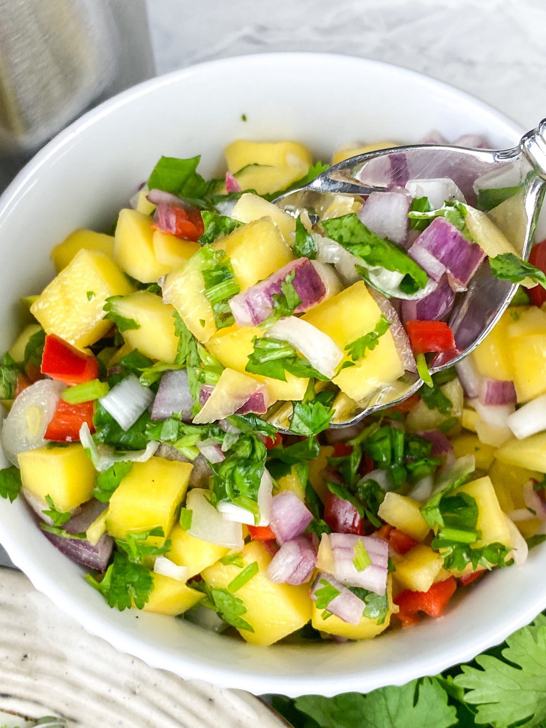 Spicy mango salsa