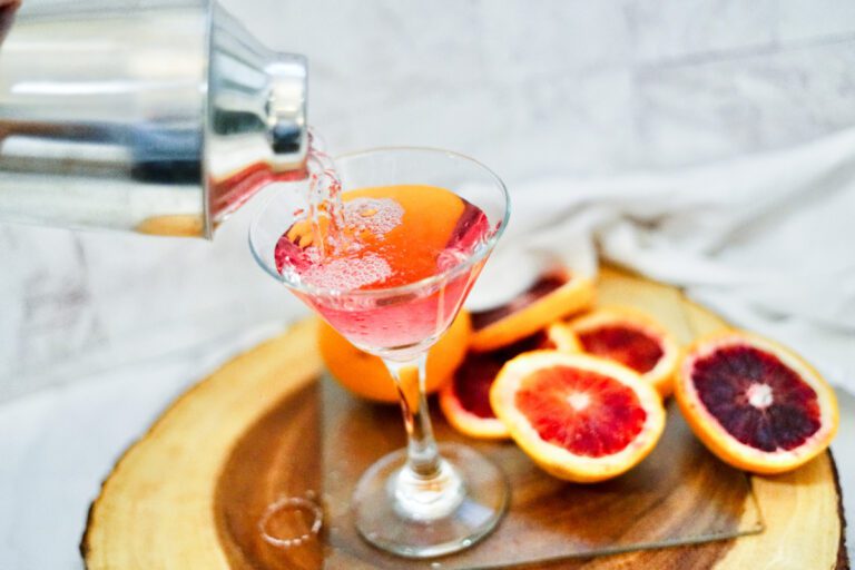 Blood Orange Grey Goose Martini