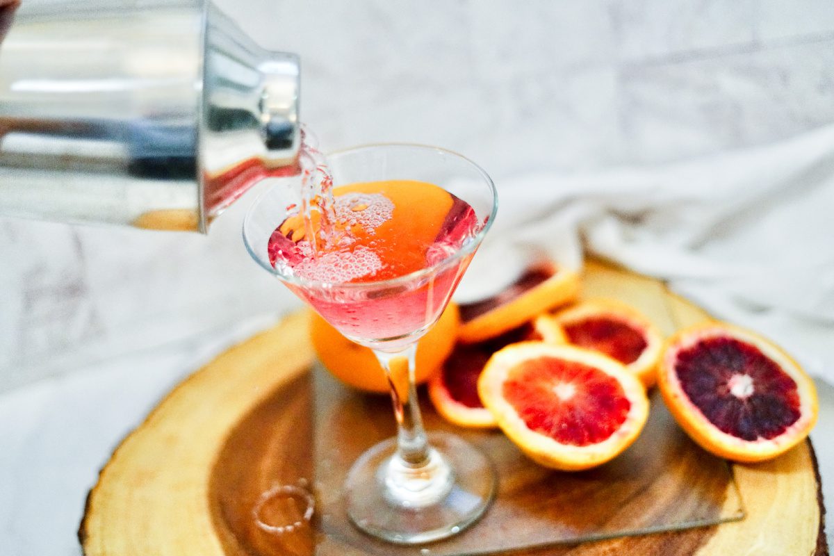 Blood Orange Grey Goose Martini