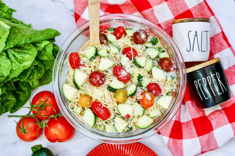 California Spaghetti Salad (Easy Pasta Salad Recipe)