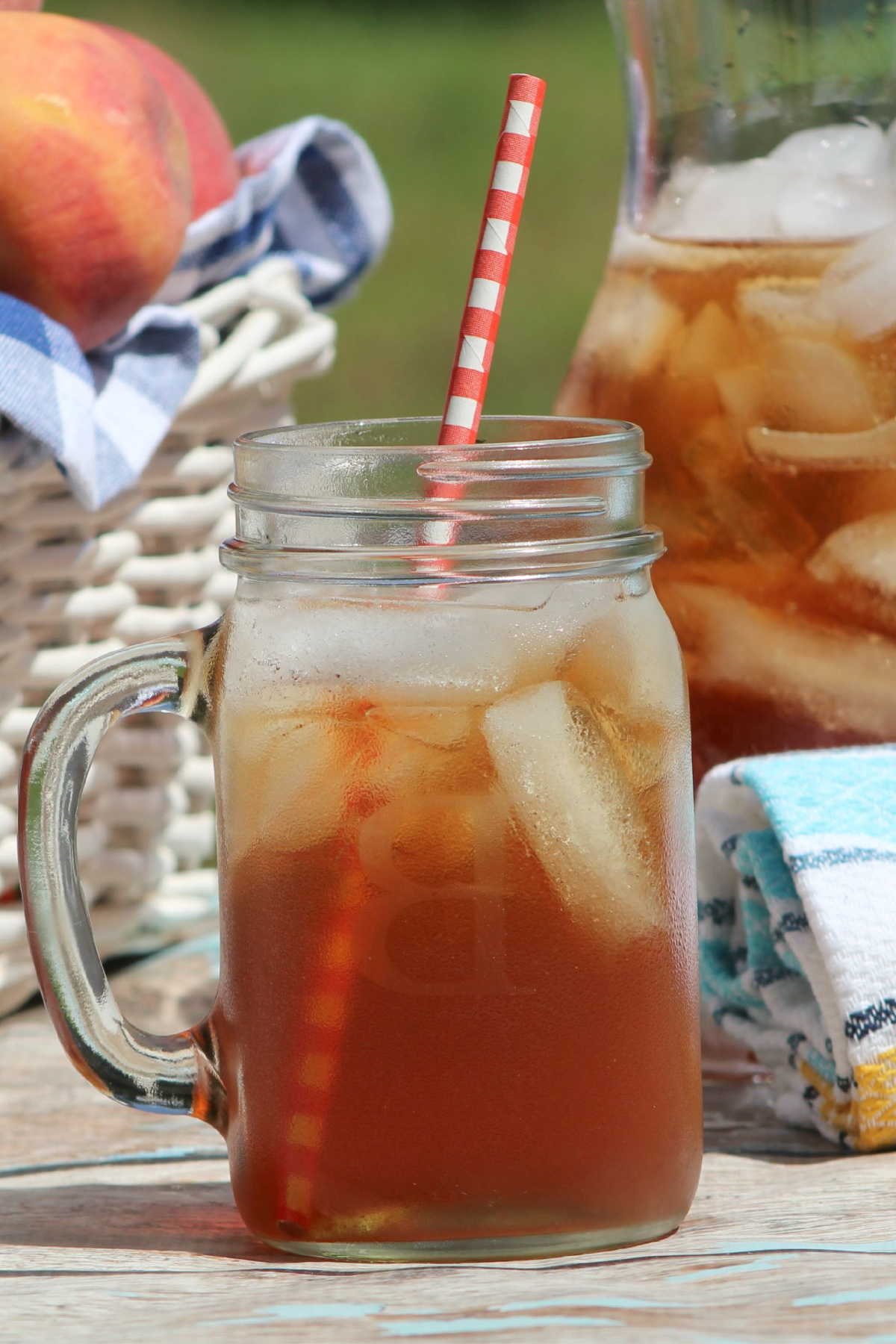 Iced sweet peach tea recipe