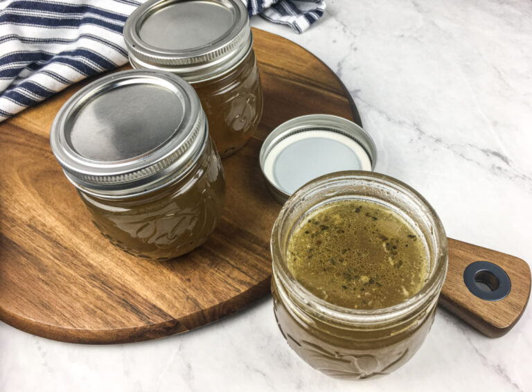 Homemade Chicken Stock from a Roasted Chicken Carcass